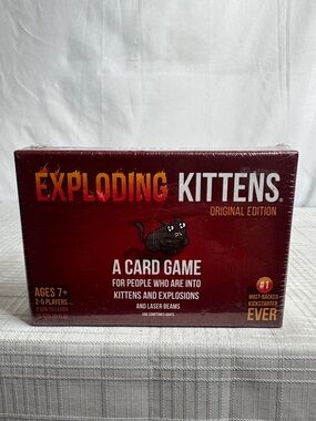 Exploding Kittens Original Edition Party Game Card Game NEW SEALED